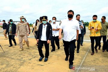 Menko Perekonomian dan Menteri ATR/BPN tinjau lahan di Kalteng