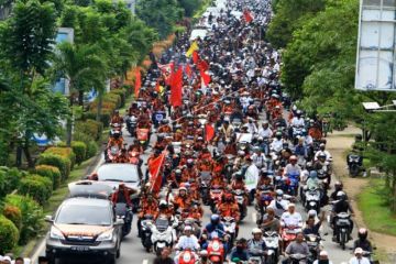 Unjuk Rasa Ormas Tolak RUU HIP