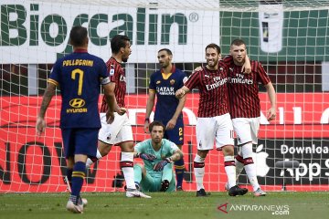 Milan tundukkan Roma 2-0 untuk buka peluang lolos ke Liga Europa