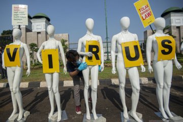 Unjuk rasa tolak RUU Cipta Kerja