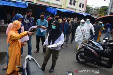 Pemkot Pekanbaru akan lanjut tes usap massal di Pasar Rumbai