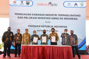 Tiga BUMN tanda tangani MoU pengembangan Kawasan Industri Batang