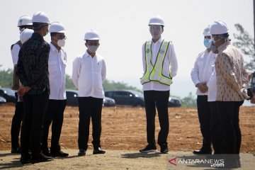 Presiden Jokowi tinjau Kawasan Industri Terpadu Batang