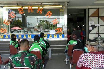 Normal baru ala restoran padang di Kota Padang