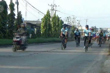 Kapolda Banten gelar gowes 49 KM susuri utara Banten