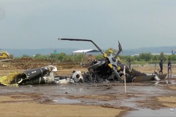 4 personel TNI meninggal dunia dalam insiden heli jatuh di Kendal