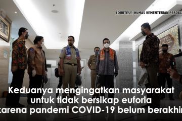 Mendag bersama Gubernur DKI tinjau mal di Jakarta Selatan