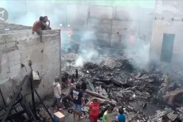 20 Rumah terbakar di Muara Baru Jakarta Utara