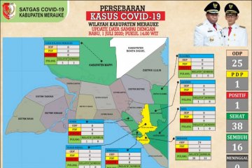 Balita di Merauke positif COVID-19