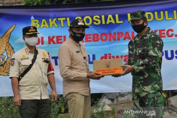 Bakti sosial TNI AU untuk warga terdampak COVID-19