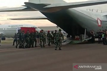 Panglima TNI hadiri pelepasan jenazah prajurit yang gugur di Kongo