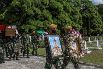 Pemakaman Pelda Anumerta Rama Wahyudi