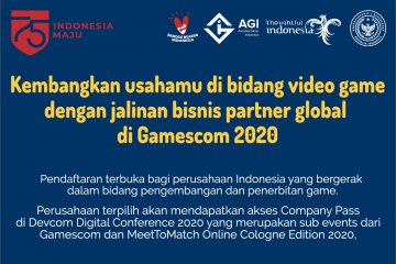 Pengembang game lokal diajak ikut ajang internasional Gamescom 2020