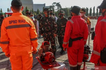 Apel Kesiapsiagaan Penanggulangan Bencana Karhutla Riau