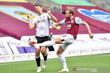 Burnley, Sheffield United berbagi poin di Turf Moor