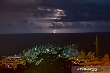 Kapal induk AS gelar latihan di Laut China Selatan di depan mata China