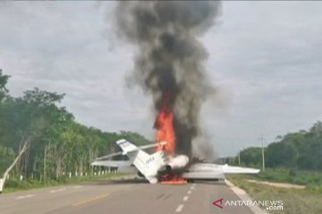 Polisi Nabire-Intan Jaya tangani kasus pembakaran pesawat MAF