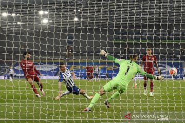 Liverpool menang 3-1 atas Brighton