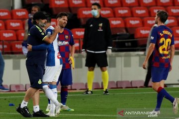 Klasemen Liga Spanyol setelah Barcelona kirim Espanyol ke kasta kedua