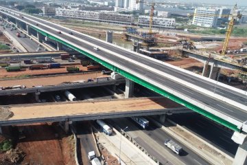 Pembangunan Jalan Tol Cibitung-Cilincing capai 74 persen