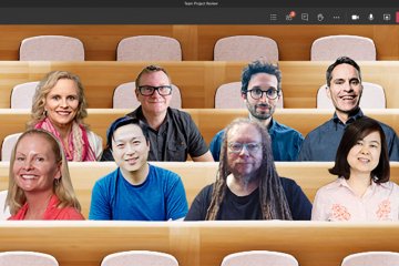 Fitur baru Microsoft Team pertemukan peserta video call di satu tempat