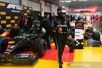 Hujan, Hamilton urutan terdepan di kualifikasi F1