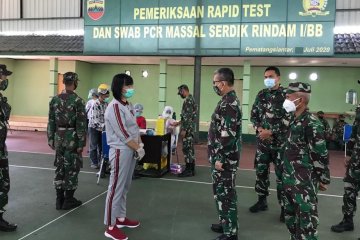 Pangdam I/BB: Tes cepat prajurit Rindam cegah penyebaran COVID-19