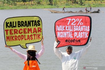 Sungai Brantas tercemar mikroplastik
