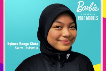 Barbie beri penghargaan untuk atlet muda Nyimas Bunga Cinta