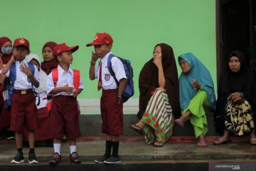 Hari pertama sekolah di Konawe