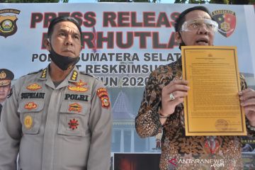Rilis pelaku pembakar lahan Sumsel