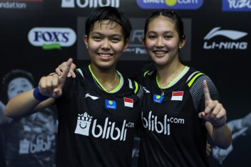 Tekuk Apriyani/Mychelle, Ribka/Fadia juara turnamen internal PBSI