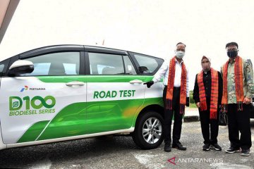 Menperin jajal mobil dengan BBN D-100