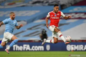 Arteta harap kemenangan atas City yakinkan Aubameyang untuk bertahan