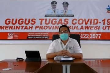 Kasus positif COVID-19 Sulut hampir capai 2.000 orang