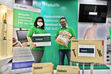 Manulife donasikan Rp3,5 miliar untuk petugas medis dan rumah sakit