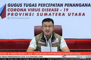 Kasus positif COVID-19 di Sumut mendekati angka tiga ribu