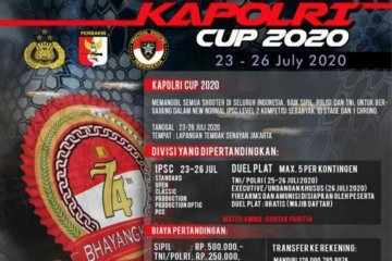 Peringati Hari Bhayangkara Polri gelar kejuaraan menembak Kapolri Cup