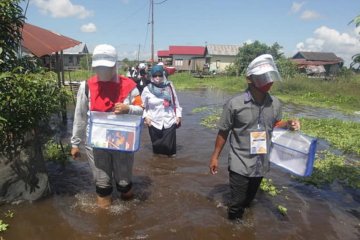 Ada warga lari dan sembunyi saat coklit oleh KPU Palangka Raya