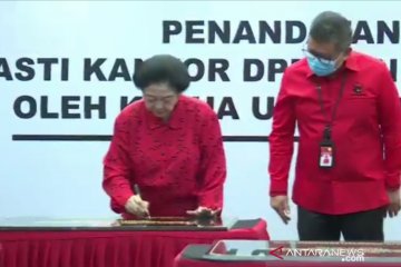 Resmikan 20 kantor partai, Megawati: Kantor partai rumah bagi rakyat