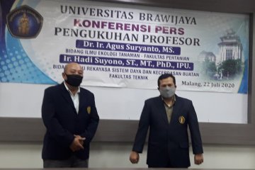 Universitas Brawijaya kukuhkan dua profesor sekaligus