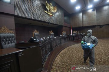 Sterilisasi gedung Mahkamah Konstitusi