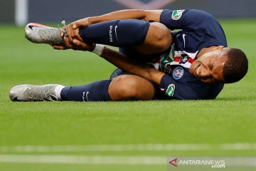 PSG pastikan Mbappe keseleo pergelangan kaki