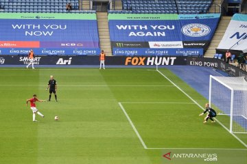 Penalti Bruno Fernandes antar MU atasi Leicester dan ke Liga Champions