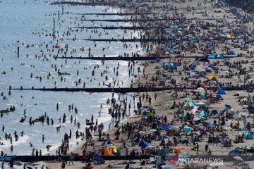 Foto aerial sejumlah lokasi di dunia di tengah pandemi COVID-19