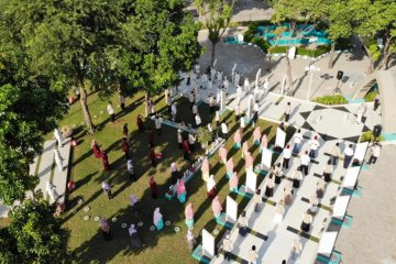 Pengelola Masjid Al Akbar gelar simulasi pelaksanaan shalat Idul Adha