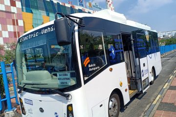 Uji coba bus listrik di Jakarta dilakukan secara ketat
