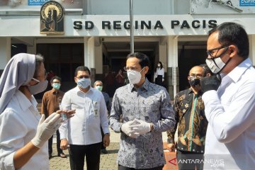 Menteri Pendidikan tinjau pelaksanaan pembelajaran jarak jauh di Bogor