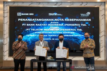 BRI-Telkom kolaborasi tingkatkan layanan satelit