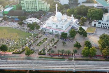 Masjid Al-Azhar terapkan protokol Shalat Idul Adha